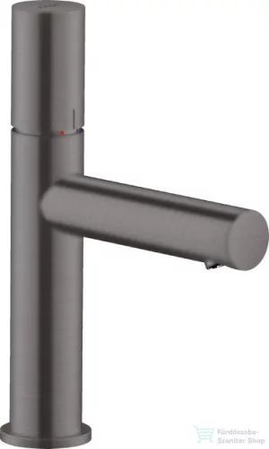 Hansgrohe AXOR UNO 110 mosdó csaptelep Zero fogantyúval, nem zárható leeresztővel, szálcsiszolt fekete króm 45002340