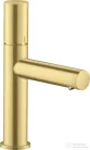Hansgrohe AXOR UNO 110 mosdó csaptelep Zero fogantyúval, nem zárható leeresztővel, szálcsiszolt sárgaréz 45002950