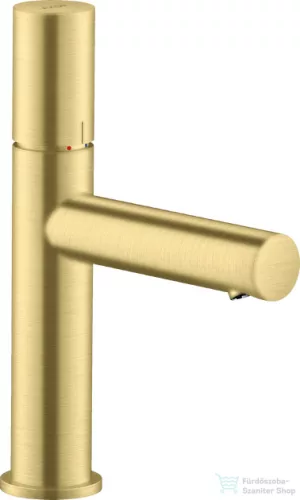 Hansgrohe AXOR UNO 110 mosdó csaptelep Zero fogantyúval, nem zárható leeresztővel, szálcsiszolt sárgaréz 45002950