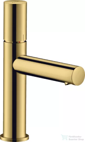 Hansgrohe AXOR UNO 110 mosdó csaptelep Zero fogantyúval, nem zárható leeresztővel, polírozott arany hatású 45002990