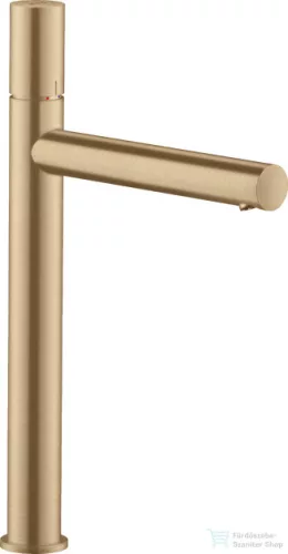 Hansgrohe AXOR UNO 260 magasított mosdócsaptelep Zero fogantyúval, nem zárható leeresztővel, szálcsiszolt bronz 45004140