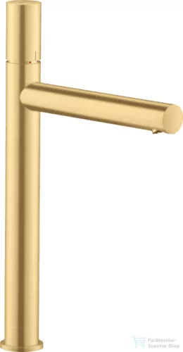 Hansgrohe AXOR UNO 260 magasított mosdócsaptelep Zero fogantyúval, nem zárható leeresztővel, szálcsiszolt arany hatású 45004250