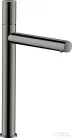 Hansgrohe AXOR UNO 260 magasított mosdócsaptelep Zero fogantyúval, nem zárható leeresztővel, polírozott fekete króm 45004330