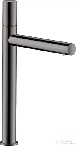 Hansgrohe AXOR UNO 260 magasított mosdócsaptelep Zero fogantyúval, nem zárható leeresztővel, polírozott fekete króm 45004330