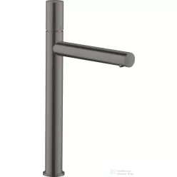   Hansgrohe AXOR UNO 260 magasított mosdócsaptelep Zero fogantyúval, nem zárható leeresztővel, szálcsiszolt fekete króm 45004340
