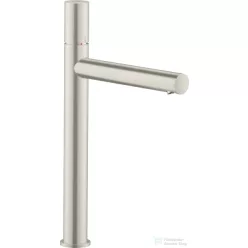   Hansgrohe AXOR UNO 260 magasított mosdócsaptelep Zero fogantyúval, nem zárható leeresztővel, rozsdamentes acél hatású 45004800
