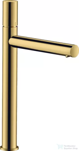 Hansgrohe AXOR UNO 260 magasított mosdócsaptelep Zero fogantyúval, nem zárható leeresztővel, polírozott arany hatású 45004990