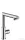 Hansgrohe AXOR UNO Select mosdócsaptelep 210, automata lefolyóval króm 45016000
