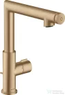 Hansgrohe AXOR UNO Select 220 magasított mosdócsaptelep automata leeresztővel, szálcsiszolt bronz 45016140