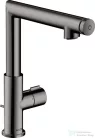 Hansgrohe AXOR UNO Select 220 magasított mosdócsaptelep automata leeresztővel, polírozott fekete króm 45016330