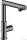 Hansgrohe AXOR UNO Select 220 magasított mosdócsaptelep automata leeresztővel, polírozott fekete króm 45016330