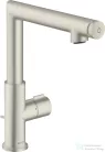 Hansgrohe AXOR UNO Select 220 magasított mosdó csaptelep automata leeresztővel, rozsdamentes acél hatású 45016800