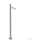 Hansgrohe AXOR UNO egykaros mosdócsaptelep, szabadonálló, Zero fogantyúval, lefolyógarnitúra nélkül króm 45037000