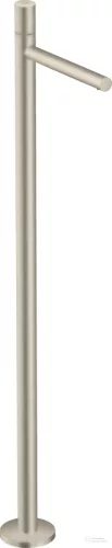 Hansgrohe AXOR UNO szabadonálló mosdócsaptelep Zero fogantyúval, lefolyógarnitúra nélkül, szálcsiszolt nikkel 45037820