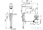 Hansa Hansapinto mosdó csaptelep automata leeresztővel,króm 45042283