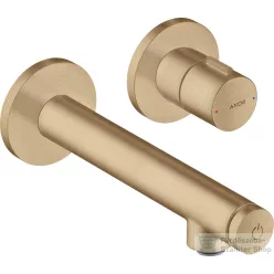   Hansgrohe AXOR UNO Select falsík alatti mosdó csaptelep nem zárható leeresztővel, szálcsiszolt bronz 45112140