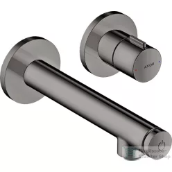   Hansgrohe AXOR UNO Select falsík alatti mosdó csaptelep nem zárható leeresztővel, polírozott fekete króm 45112330