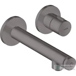   Hansgrohe AXOR UNO Select falsík alatti mosdó csaptelep nem zárható leeresztővel, szálcsiszolt fekete króm 45112340