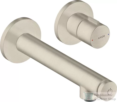 Hansgrohe AXOR UNO Select falsík alatti mosdócsaptelep nem zárható leeresztővel, szálcsiszolt nikkel 45112820