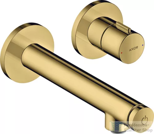 Hansgrohe AXOR UNO Select falsík alatti mosdó csaptelep nem zárható leeresztővel, polírozott arany hatású 45112990