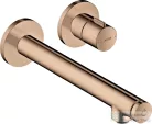 Hansgrohe AXOR UNO Select falsík alatti mosdó csaptelep nem zárható leeresztővel, alaptest nélkül, polírozott vörös arany hatású 45113300