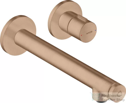 Hansgrohe AXOR UNO Select falsík alatti mosdó csaptelep nem zárható leeresztővel, alaptest nélkül, szálcsiszolt vörös arany hatású 45113310