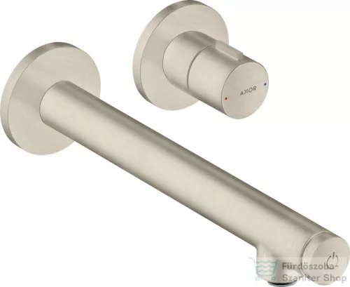 Hansgrohe AXOR UNO Select falsík alatti mosdócsaptelep nem zárható leeresztővel, szálcsiszolt nikkel 45113820
