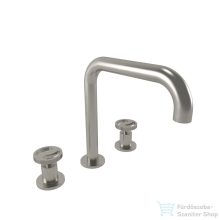   Bugnatese Millenovecinquanta 3 üléses mosdó csaptelep, leeresztő nélkül, szálcsiszolt nikkel 4512SNS