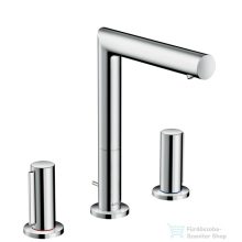   Hansgrohe AXOR UNO 3-lyukú mosdócsaptelep, 200 Zero fogantyúval, automata lefolyóval króm 45133000