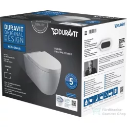   Duravit ME by Starck Rimless (öblítőperem nélküli) fali wc szett, ülőkével 45290900A1 ( 452909 )