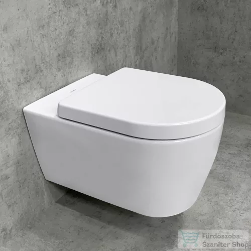 Duravit ME by Starck Rimless (öblítőperem nélküli) fali wc szett, ülőkével 45290900A1 ( 452909 )