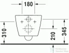 Duravit ME by Starck Rimless (öblítőperem nélküli) fali wc szett, ülőkével 45290900A1 ( 452909 )