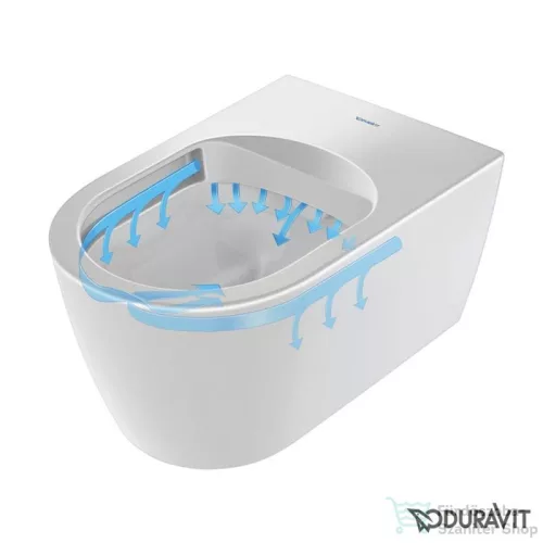 Duravit ME by Starck Rimless (öblítőperem nélküli) fali wc szett, ülőkével 45290900A1 ( 452909 )