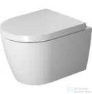 Duravit ME by Starck Compact Rimless (öblítőperem nélküli) fali wc szett, ülőkével 45300900A1 ( 453009 )
