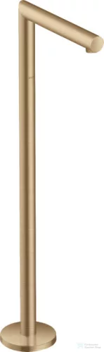 Hansgrohe AXOR UNO szabadon álló kádkifolyó alaptest nélkül, szálcsiszolt bronz 45412140
