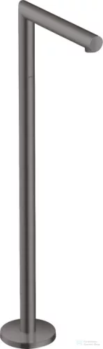 Hansgrohe AXOR UNO szabadon álló kádkifolyó alaptest nélkül, szálcsiszolt fekete króm 45412340