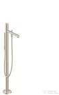 Hansgrohe AXOR UNO szabadonálló kádcsaptelep, Zero fogantyúval, szálcsiszolt nikkel 45416820