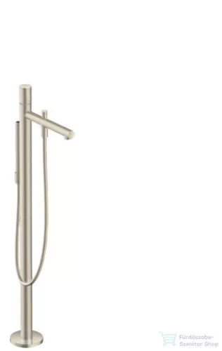 Hansgrohe AXOR UNO szabadonálló kádcsaptelep, Zero fogantyúval, szálcsiszolt nikkel 45416820