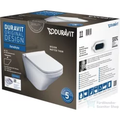   Duravit Durastyle Rimless fali wc szett, ülőkével 45510900A1 ( 455109 )