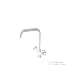   Bugnatese MILLENOVECINQUANTA álló mosogató csaptelep,matt fehér 4551BI