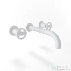   Bugnatese MILLENOVECINQUANTA Fal alatti mosdócsaptelep 19 cm kifolyóval fehér színben 4565BI