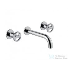   Bugnatese MILLENOVECINQUANTA Fal alatti mosdócsaptelep, leeresztő nélkül,  19 cm kifolyóval, króm 4565CR