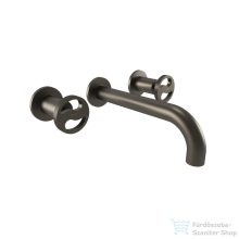   Bugnatese MILLENOVECINQUANTA falsík alatti mosdó csaptelep 19 cm-es kifolyóval,click-clack leeresztővel,belső egységgel,grafit 4565SCGF