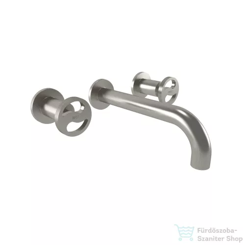 Bugnatese MILLENOVECINQUANTA falsík alatti mosdó csaptelep 19 cm-es kifolyóval,click-clack leeresztővel,belső egységgel,szálcsiszolt nikkel 4565SCNS