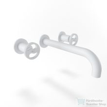   Bugnatese MILLENOVECINQUANTA falsík alatti mosdó csaptelep 22 cm-es kifolyóval,click-clack leeresztővel,belső egységgel,matt fehér 4569SCBI