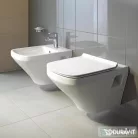 Duravit Durastyle Compact Rimless fali wc szett ülőkével 45710900A1 ( 457109 )