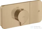 Hansgrohe AXOR ONE termosztátos falsík alatti kád /zuhany csaptelep,szálcsiszolt bronz 45711140