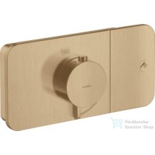   Hansgrohe AXOR ONE termosztátos falsík alatti kád /zuhany csaptelep,szálcsiszolt bronz 45711140