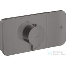   Hansgrohe AXOR ONE termosztátos falsík alatti kád /zuhany csaptelep,szálcsiszolt fekete króm 45711340