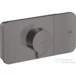   Hansgrohe AXOR ONE termosztátos falsík alatti kád /zuhany csaptelep,szálcsiszolt fekete króm 45711340